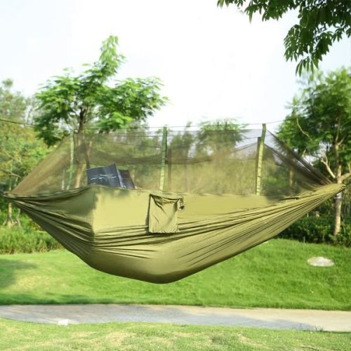 Camping Hammock, Portable Double Hammock with Net Camping Hammock, Portable Double Hammock with Net